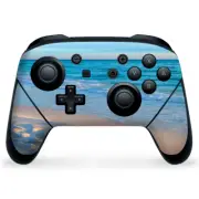 Nintendo Switch Pro Controller Skin Decal Vinyl Wrap - Beach white sands water