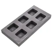 Gold Silver Graphite Ingot Mould Crucible for Casting Metal Six Holes