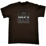 Warning Pissing Off The Bartender - Mens Funny T-Shirt Tshirts
