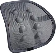 Mesh Back Support Pillow for Car - Breathable Lumbar Pillow Brace Support,Chair Massage Cushion, Auto Pad Cushion, Chair Pad with Massage for Wheelchair, Back Stress
