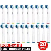 20 Electric Toothbrush Heads Oral B Compatible Replacement Brush Precision Clean