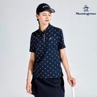 在飛比找momo購物網優惠-【Munsingwear】企鵝牌 女款藏青色高機能抗UV獨特