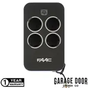 Genuine FAAC XT4 433 RC 787456 433 MHz Gate Remote Control Suits 787452 White