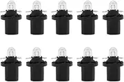 10Pcs B8.5D B8.5 Halogen Bulb 12V 1.2W Car Panel Gauge Speed Dash Lamp 24V 1.2W Auto Dashboard Instrument Cluster Lights,B8.5d 12v1.2w