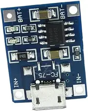 1a 5v Micro USB Lithium Battery Charger Module for 18650 Polymer Battery DIY Accessory