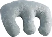Breast Pillow for Sleeping Breast Pillow, Ergonomic Detachable Chest, Prone Cushion for Napping, Support Pad Bolster SPA Beauty Salon, Grey