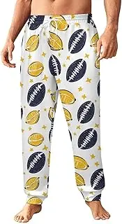 [Generic] Men's Sweatpants, Sporty Football Patterns-3, Polyester Joggers, Sweatpants Jogging Pants for Workout Running