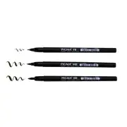 3 Sakura Professional Brush Pens Pigma Ink Archival Quality | Fine Medium Bold