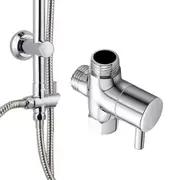 3 Way Shower Head Diverter Handshower Mount for Hand Held Showerhead