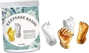 Hohopeti 1set Hand Casting Kit Newborn Keepsake Molding Celebration Easy Diy Handprint Footprint Keepsake Tool for Showers and Birthdays