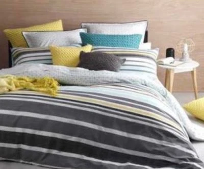 Logan & Mason Doona Duvet Quilt Cover Set Single Double Queen King MIAMI MINT