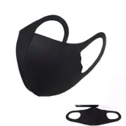 Washable Black Face Mask Unisex Mouth Cover Fashion Reusable Masks MEL STOCKS