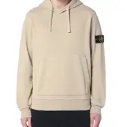 Stone Island Beige Hoodie Pull-over Sweatshirt 64151 Size Large/Athletic NEW