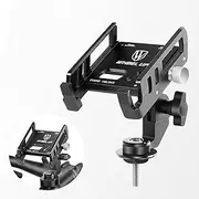 Bike Phone Holder Adjustable Aluminum Alloy Cellphone Holder Mountain Bike Riding Navigation Bracket pe A