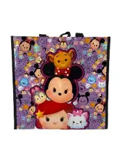 Disney Tsum Tsum Reusable Tote 13.5 X 13.5” Minnie Ariel Simba Thumper Marie NEW
