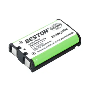 BESTON 無線電話電池 for Panasonic HHR-P104 三入組