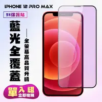 在飛比找momo購物網優惠-IPhone 12 PRO MAX 保護貼 買一送一 滿版黑