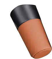Trash Bin for Car, Small Leakproof Garbage Can, Stylish Leather Dustbin with Lid, Multipurpose Waste Container, Compact Car Interior Accessory, Portable Storage Organizer for Auto, Home