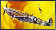 Micro Ace 1/48 War Machine Series No. 12 British Air Force Super Marine Spitfire Mk.8 Plastic Model