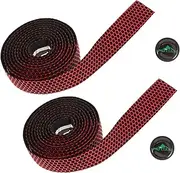 BRIGHTFUFU 2 Rolls Elastic Honeycomb Silicone Bike Handlebar Tape Non Slip Breathable Grip Wrap for Road and Mountain Bikes Easy Installation Shock Absorbing Design