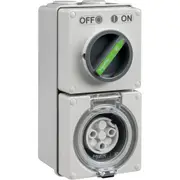 Schneider Electric Easy 56 Switched Socket - 3 Pin - 20A - 250V - EY56C320