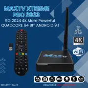 MaxTV Xtreme PRO 5G 2023 4K More Powerful QUAD CORE 64BIT ANDROID Max TV Box
