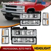 LED DRL Headlights Bumper Corner Lamps For 94-99 Chevy C/K 1500 Suburban Tahoe (for: Chevrolet)