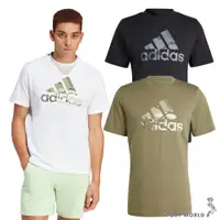 在飛比找蝦皮商城優惠-Adidas 男裝 短袖上衣 迷彩 印花 純棉 白/黑/綠【