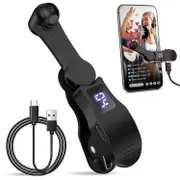 Auto Clicker for Smartphones - Adjustable Speed Clicker Continuous Click for Gaming and Live Streaming Likes Reward Black B 02