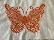 Lace Butterfly - 10” x 15” Quilt block