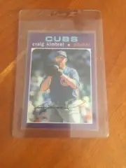 2020 Topps Heritage PURPLE refractor CRAIG KIMBREL #194 PACK FRESH CUBS