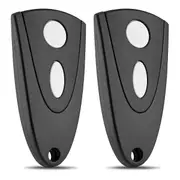 Jtgg WJTG 433mhz Garage Door Opener For Tormatic Novotron 502 Max43-2 / 512 Mix43-2 Remote Control Pack Of 2(white Key)J Black