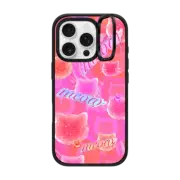 iPhone 16 Pro Impact Ring Stand Case MagSafe Compatible Meow by Mond Kim