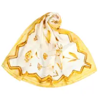 在飛比找蝦皮商城優惠-LANVIN浪凡滿版花卉印花方型絲巾(黃色)487999