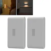 2Pcs Rechargeable Magnetic LED Smart Sensor Night Light for Wall