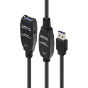O-Alogic 20m USB 3.0 Active Extension Type A to Type A Cable- Male to Female