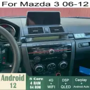 Car Android GPS Navigation Wifi 10.4" For Mazda 3 02-12 radio audio carpaly