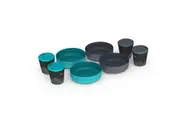 DeltaLight Camp Set 4.4 - 4 Person Lightweight Camping Tableware Set Mugs Bowls