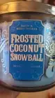 NEW BATH AND BODY WORKS 3 WICK LARGE CANDLE (FROSTED COCONUT SNOWBALL) LE