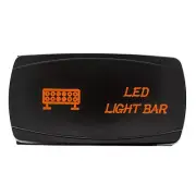 Polaris RZR 1000 Horizontal ORANGE Laser Rocker Switch 20A LED LIGHT BAR