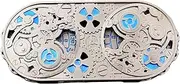 Board Game Dice - Game Theme Metal Spin Dice | Fantasy Mysterious Toy with Engravings, Beginners-Friendly Activity Prop for Home, Bar, Traveling, Dormitory