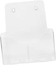 DOITOOL Clear Literature Stand Wall Mounted Practical File Holder for Office Multi Document Organizer for Pamphlets Magazines and Reports Transparent Design for Easy