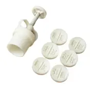 Mung Bean Cake Molds Blessing Word Shaped Pastry Decoration Tools for Baking