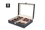 Vivva 8 Grids Sunglasses Eyeglasses Display Box Case Organizer