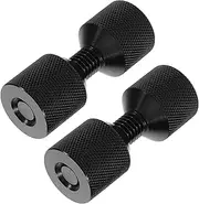 GANAZONO 3pcs Flange Positioning Pin Flange Alignment Pin Two Hole Pins Flange Two Hole Alignment Pins Fitting Tools for Welding Aluminum Alloy Black