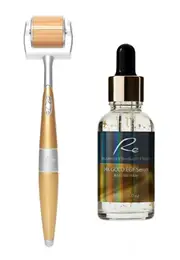 Re Eye & Face Derma Roller with 24K Gold Serum