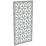 ProtectorAl 300-1200w x 1201-2400h Palladium Silver Morrocco Unframed Solid Aluminium Decorative Panel
