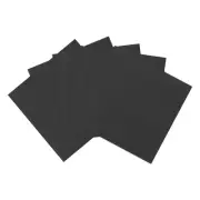 Foam Sheets Crafts 10x10 Inch 7mm EVA Craft Foam Paper Sheets, Black, 5 Sheets