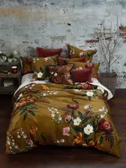 MM Linen Isola Mustard Quilt Cover Set