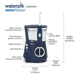 【免運保固1年】 Waterpik WP-663 藍色 沖牙機 Aquarius Water Flosser FF2